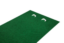 Load image into Gallery viewer, Close-up view of moveable cups on PUTT-A-BOUT 3x11 Putting Mat

